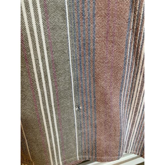 VTG Members only button down long sleeve collared striped 100% cotton 2XL Tall - Picture 5 of 9